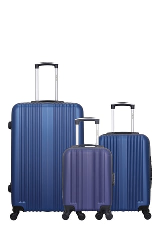 Set 3 valigie Lipari (XXS/S/L) - 46/55/75 cm - Navy