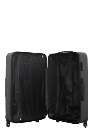 Set 2 valigie e beauty-case Vesuvio (M/L/K) - 65/75/30 cm - Grigio scuro