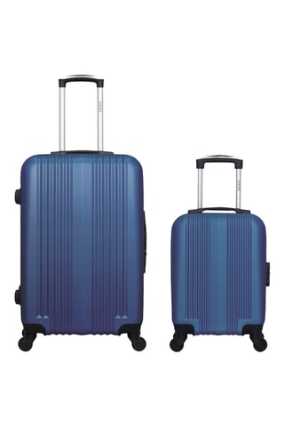 Valigia XXS e valigia media Lipari (XXS/M) - 46/65 cm - Navy