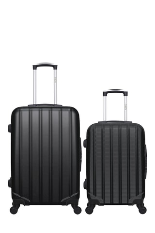 Valise cabine et valise semaine Himalaya (S/M) - 55/65 cm - Noir