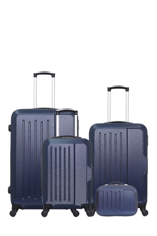Set 3 valigie e beauty-case Vesuvio (S/M/L/K) - 55/65/75/30 cm - Navy