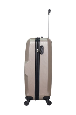 Set 2 valigie e beauty-case Vesuvio (S/M/K) - 55/65/23 cm - Beige