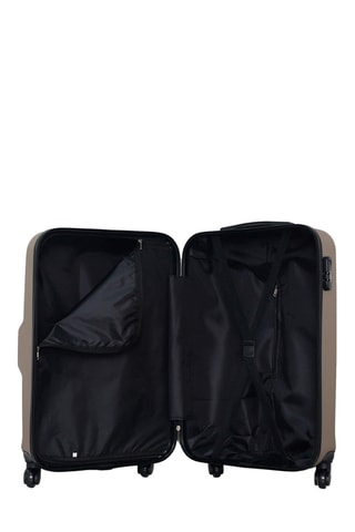 Set 2 valigie e beauty-case Vesuvio (S/M/K) - 55/65/23 cm - Beige