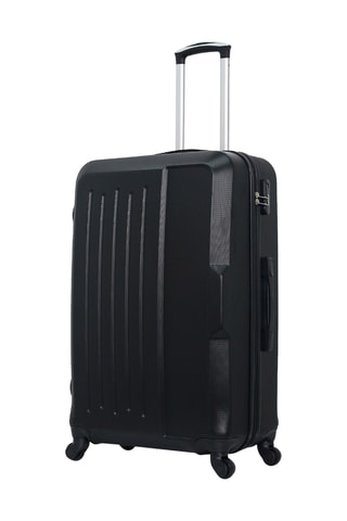 Set 2 valigie e beauty-case Vesuvio (S/L/K) - 55/75/30 cm - Nero