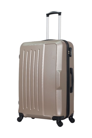 Set 2 valigie e beauty-case Vesuvio (S/L/K) - 55/75/30 cm - Beige