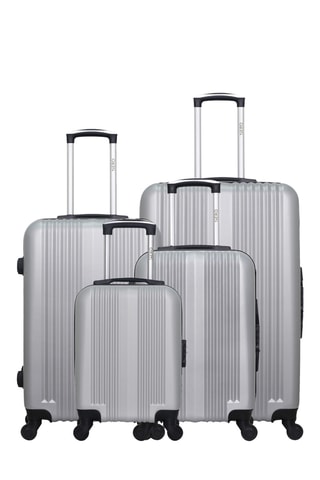 Set 4 valigie Lipari (XXS/S/M/L) - 46/55/65/75 cm - Grigio