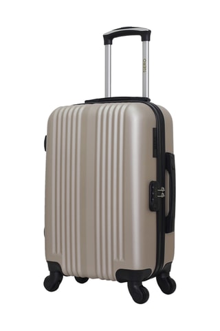 Valise cabine et vanity Lipari (S/K) - 55/23 cm - Beige