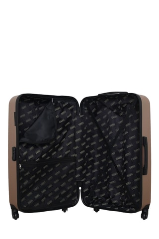 Set 3 valigie e beauty-case Lipari (XXS/S/L/K) - 46/55/75/23 cm - Dorato rosa