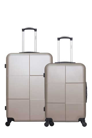 Valise semaine et valise grand volume Coronado (M/L) - 65/75 cm - Beige