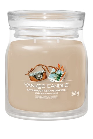 Vela perfumada jarra modelo médio Signature - Après-midi Scrapbooking 