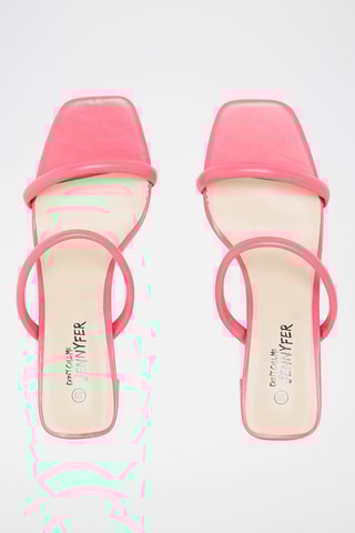 Sandali con tacco - Fucsia