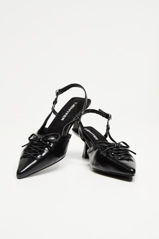 Décolleté in vernice - Nero