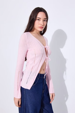 Cardigan - Rosa chiaro