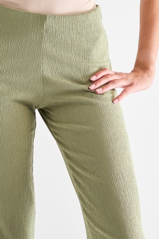 Pantaloni a vita alta - Verde chiaro