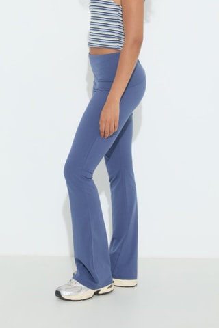 Pantaloni flare - Blu
