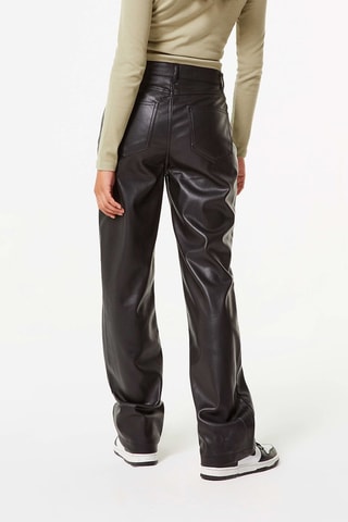 Pantaloni straight - 
Nero