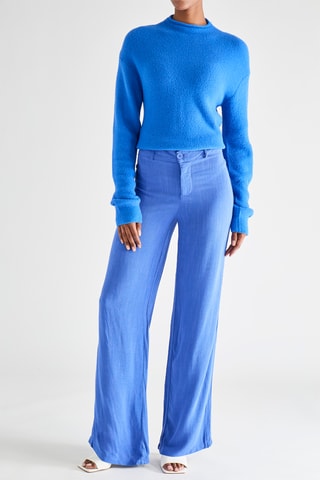 Pantaloni palazzo - Blu chiaro