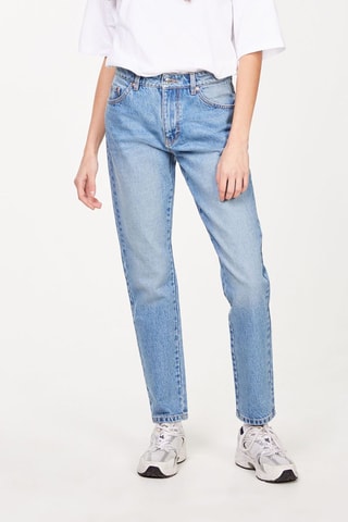 Jeans mom - 
Blu