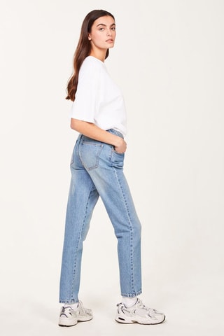 Jeans mom - 
Blu