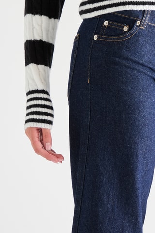 Jeans 7/8 - Blu scuro