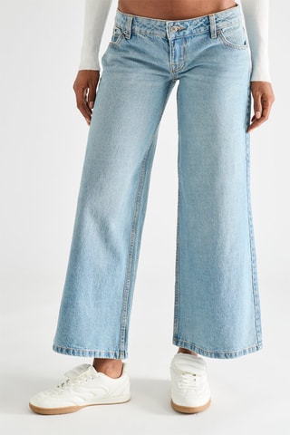 Jeans wide legs - Azzurro