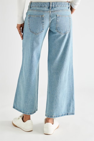 Jeans wide legs - Azzurro