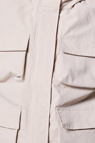 Chaqueta con capucha - Beige