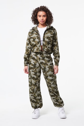 Giacca con cappuccio - Kaki