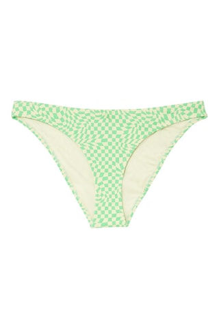 Slip bikini - Verde ed ecrù