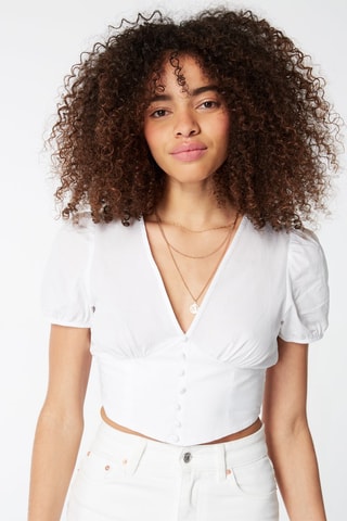 Crop top - Bianco