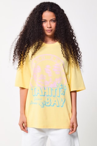 Top oversize - Giallo