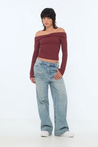 Top corto - Bordeaux