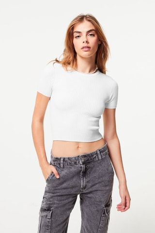 Crop top - Ecrù