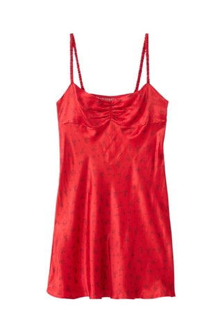 Abito a trapezio - Rosso