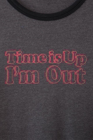 Abito t-shirt - Grigio antracite melange