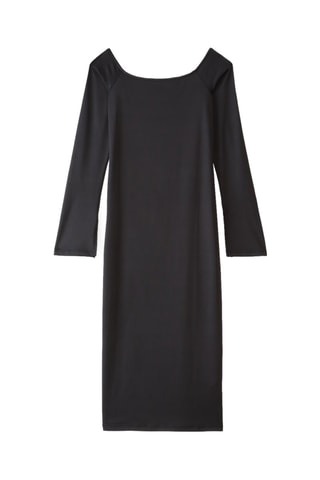 Vestido midi - Negro