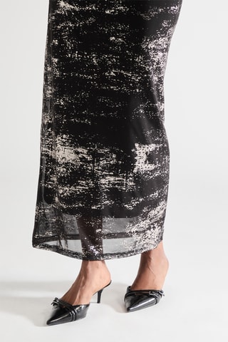 Vestido largo - Negro