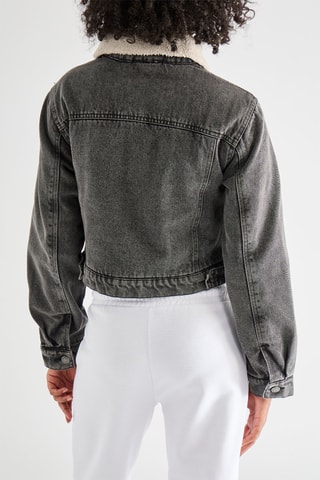 Giacca in jeans - Nero