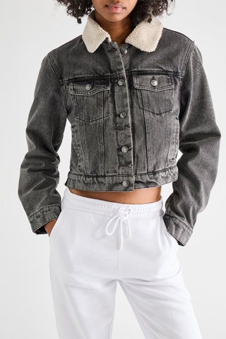 Giacca in jeans - Nero