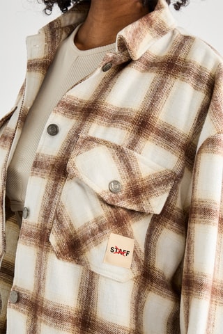 Sovracamicia - Beige e marrone