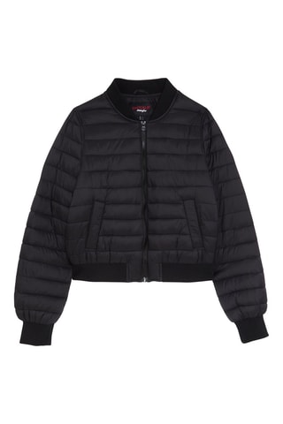 Gewatteerde Jas Zwart