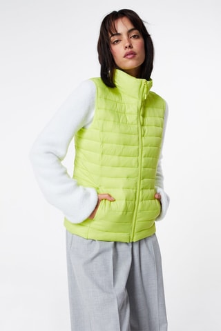 Piumino senza maniche - Verde chiaro