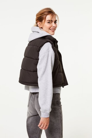 Piumino senza maniche - Nero