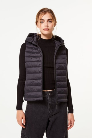 Piumino senza maniche - Nero