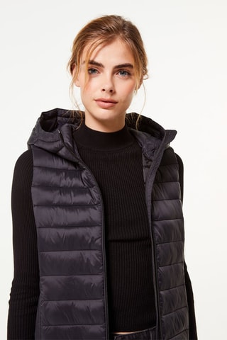 Piumino senza maniche - Nero