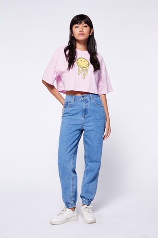 T-shirt cropped - Malva