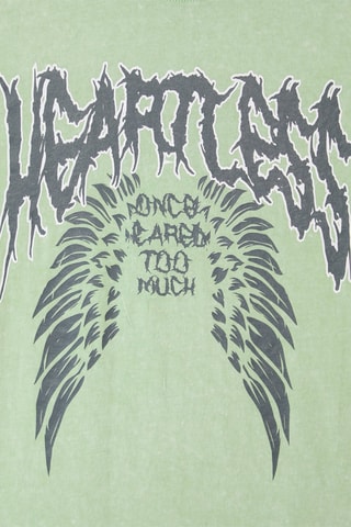 T-shirt oversize - Verde scuro