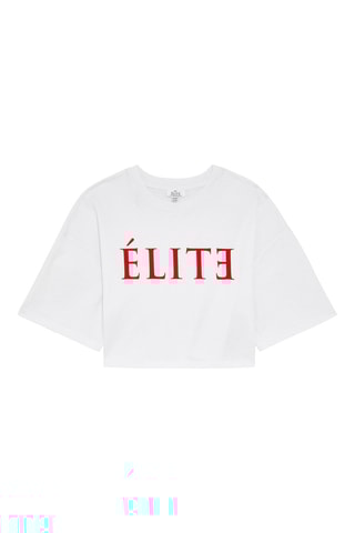 T-shirt cropped Elite - Bianco