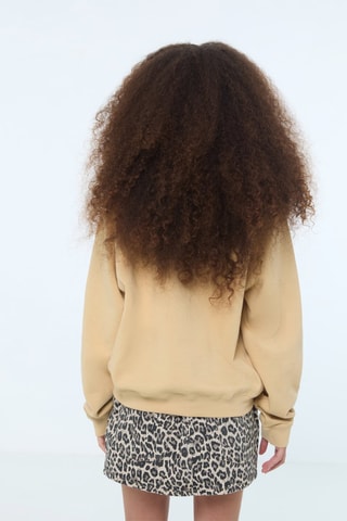 Felpa oversize - Beige