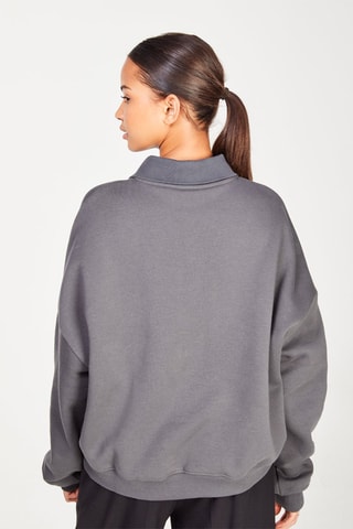 Felpa oversize - Grigio scuro